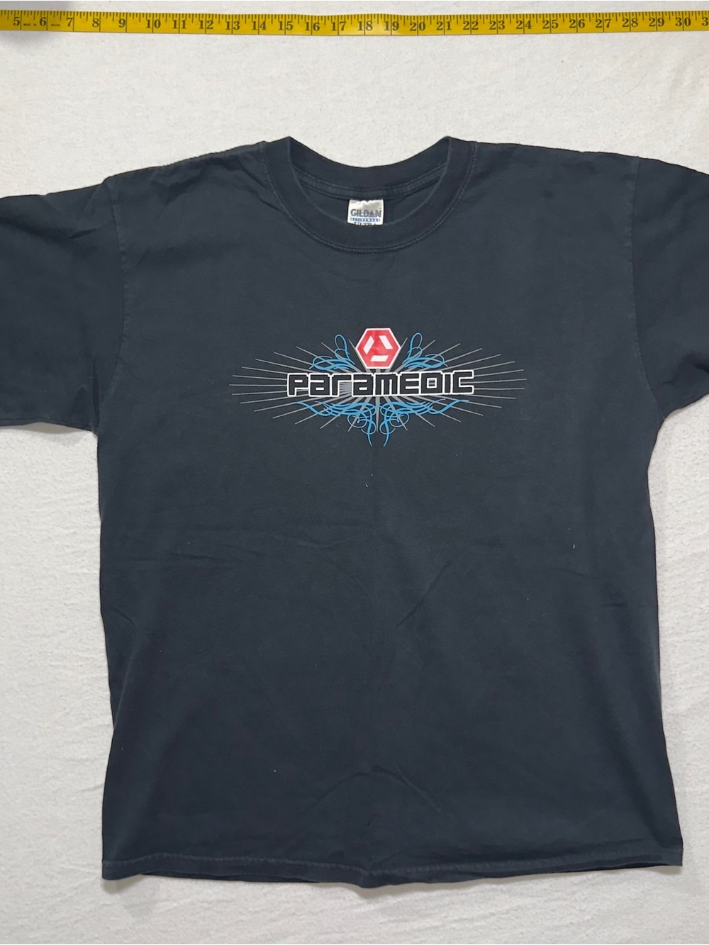 Y2K Paramedic band tee Black Graphic Tee - Unbranded